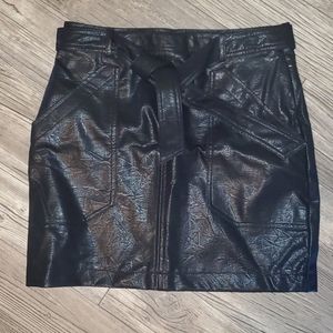 Leather skirt